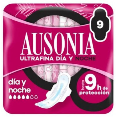 COMPRESAS AUSONIA AIR DRY NOCHE ALAS 10