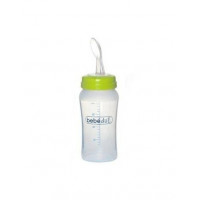 BEBEDUE BIBERON CON CUCHARA +6M 230ML