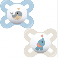 MAM Chupa 0-2 Meses Silicona Azul y Beige