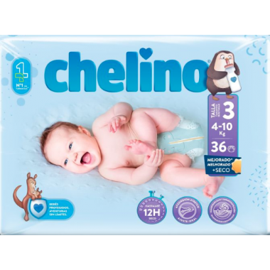 Pañal Infantil CHELINO  T- 3 (4 - 10KG)