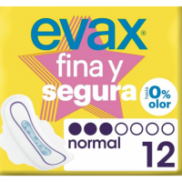 Compresas EVAX F&s Normal C/alas 12 Uds