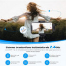 Micrófono Lavalier BOYA BY-V1 sin Cable 2.4HGZ con Lightning