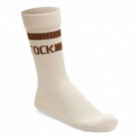 Cotton Crew Stripe Eggshell  BIRKENSTOCK