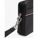Th Corp Pouch Black  TOMMY HILFIGER