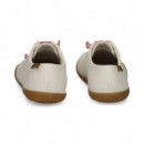 Cordones Elasticos Piel Blanco   CAMPER