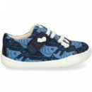 Deportivo Print Animal Textil Azul  CAMPER
