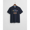 Camiseta Graphic de GANT
