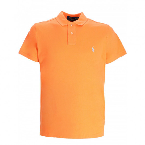 Polo RALPH LAUREN - SSKCCMSLM1-SHORT Sleeve-knit - Classic Peach C6342 - 710680784419/CLASSIC Peach C6342