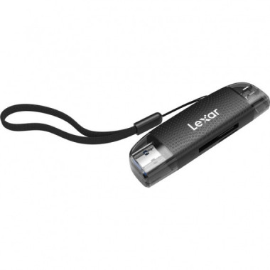 LEXAR RW310 Lector de Tarjetas Sd/microsd de Doble Ranura USB 3.1 a y C