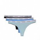 Pack de 3 Tangas - Icon Logo  CALVIN KLEIN