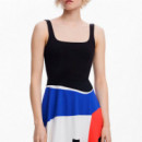 Vestido Ondas Lacroix  DESIGUAL