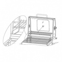 Barbacoa de Carbon Serie Adeje AIRMEC 112X113X64 Cm