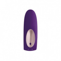 Estimulador de Clitoris y Punto G Plus Control Remoto Púrpura SATISFYER