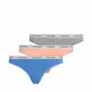 Pack de 3 Tangas - Icon Logo  CALVIN KLEIN