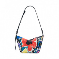 Bolso Bandolera Flores Mediano  DESIGUAL