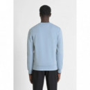 Sudadera Slim Fit de Mezcla de Algodón con Parche de Tigre de ANTONY MORATO