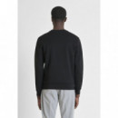 Sudadera Slim Fit de Mezcla de Algodón con Parche de Tigre de ANTONY MORATO