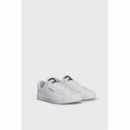 Sneaker TOMMY JEANS Vulcanized Blanco