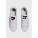 Sneaker TOMMY JEANS Vulcanized Blanco