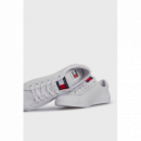Sneaker TOMMY JEANS Vulcanized Blanco