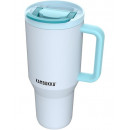 KAMBUKKA Termo con Asa Tumbler 950ML con Pajita 24H en Frio Color Coco Frosty