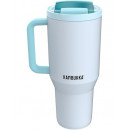 KAMBUKKA Termo con Asa Tumbler 950ML con Pajita 24H en Frio Color Coco Frosty
