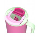 KAMBUKKA Termo con Asa Tumbler 950ML con Pajita 24H en Frio Color Chicle