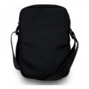 BMW Bandolera para Tableta 7/8"NEGRA con Raya Roja Blanca