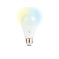 KSIX Bombilla Inteligente Wifi Smart Led Bulb 9W,806 LUMENES,E27 A60 Blanca Compatible Alexa Google