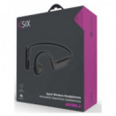 KSIX Auricular BLUETOOTH Deportivo Conduccion Osea Astro 2, 7 Horas Negro BTW04N