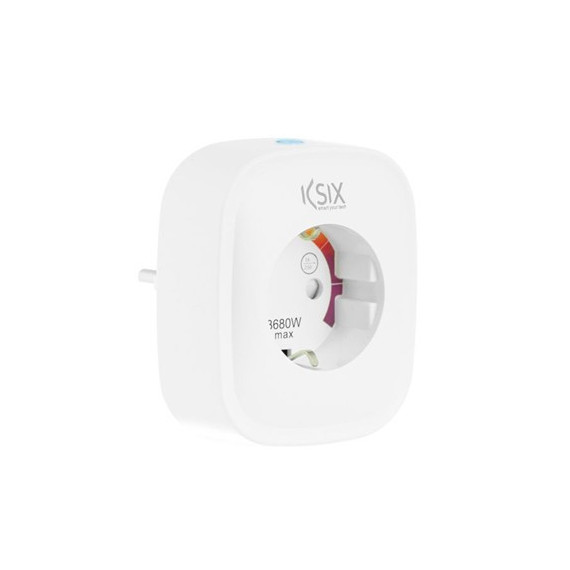 KSIX Enchufe Inteligente Wifi Smart Plug Energy Slim Compatible con Google,alexa,amazon BXWSP1