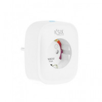 KSIX Enchufe Inteligente Wifi Smart Plug Energy Slim Compatible con Google,alexa,amazon BXWSP1