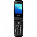 SPC Telefono Movil Titan Negro Dual Sim, Linterna, Teclas Grandes Xxl, Radio Fm,volumen Alto 2407