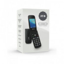 SPC Telefono Movil Titan Negro Dual Sim, Linterna, Teclas Grandes Xxl, Radio Fm,volumen Alto 2407