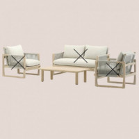 Mesa Auxiliar de Jardín Birmania 120X66 Cm Madera de Acacia Essentials®  ESSENTIALS