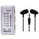 Radio SANYO de Bolsillo con Auriculares KS110