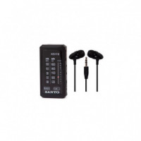 Radio SANYO de Bolsillo con Auriculares KS110N