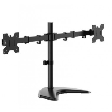 AISENS Soporte Mesa Peana Gira Incli Monitor (3 Piv 2 Brazos) 17"-32"