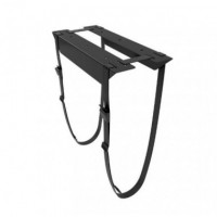 AISENS Soporte Cpu bajo Escritorio con Correa Negro