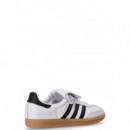 ADIDAS ORIGINALS - Samba Lt W - Ftwwht Cblack Goldmt - IG4279/FTWWHT Cblack Goldmt