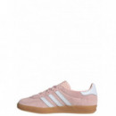 ADIDAS ORIGINALS - Gazelle Indoor W - Sanpin Ftwwht GUM3 - IH5484/SANPIN Ftwwht GUM3