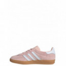 ADIDAS ORIGINALS - Gazelle Indoor W - Sanpin Ftwwht GUM3 - IH5484/SANPIN Ftwwht GUM3