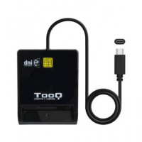 TOOQ Lector Dni Electronico TQR-211B Tipo C 2.0 Negro