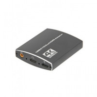 Adaptador Splitter USB Tipo C/m a 2XHDMI+TOMA Jack 3.5 Compatible para Nintento Switch AV41  EUROCONNEX
