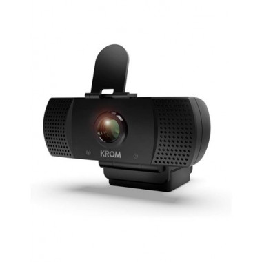 KROM Webcam Con Microfono 1080p HD KAM
