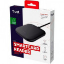TRUST Lector Tarjeta Dni Smart Card Reader Ceto USB 2.0/ISO14443A/B Mifare 2K/4K Icao 9303 Type A+b