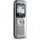 PHILIPS Grabadora de Voz Digital DVT2015 con 2 MICROFONOS,MP3,RADIO Fm, 8GB,CON Auriculares Sembley
