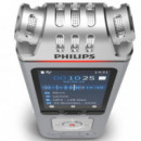 Grabadora de Audio Estéreo PHILIPS DVT4115 con 8GB, MP3 y 3 Micros Hifi