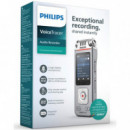 Grabadora de Audio Estéreo PHILIPS DVT4115 con 8GB, MP3 y 3 Micros Hifi