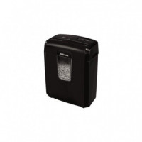 Destructora de Papel 8CD Corte Cruzado 22 Cm Negro FELLOWES